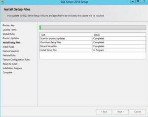 SQL Server 2016 - Setup files