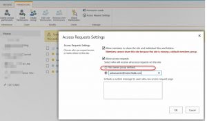SharePoint online Access Request