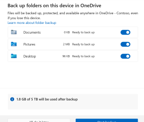 OneDrive Known Folder Move